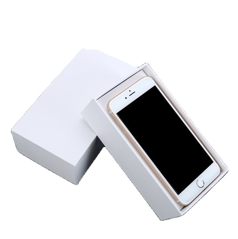 Universal Retail Box for Mobile Phone - L - Incl Charger/Cable - White