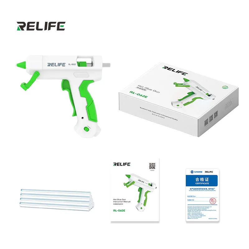 Relife Hot Melt Glue Gun - RL-062E - With Hot Melt Glue Stick (10pcs)