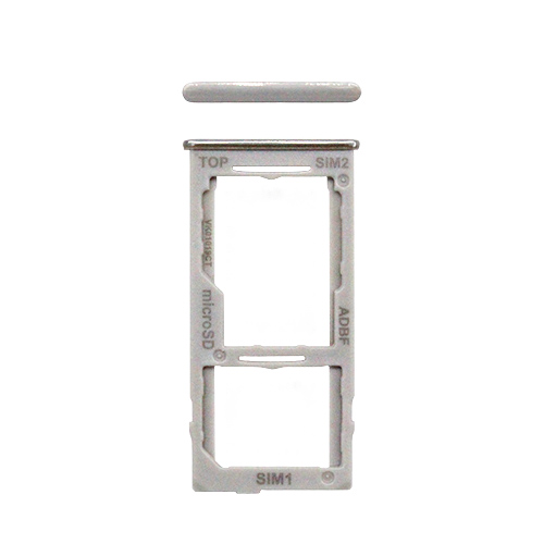 Samsung SM-A426B Galaxy A42 5G Simcard holder + Memorycard Holder GH64-08247B White/Grey