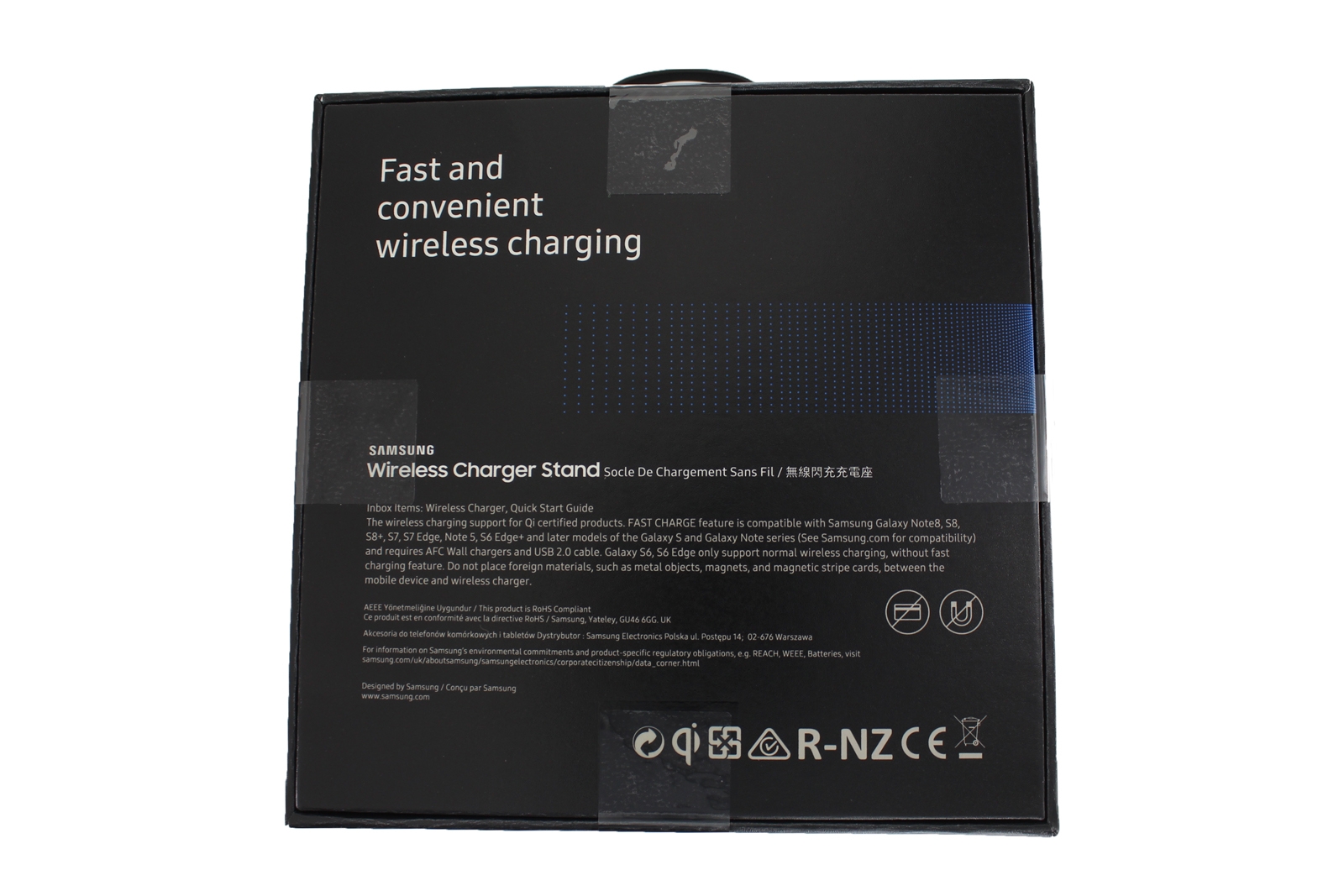 Samsung Fast Qi Wireless Charger Black for S9/S9+ EP-N5100BBEGWW