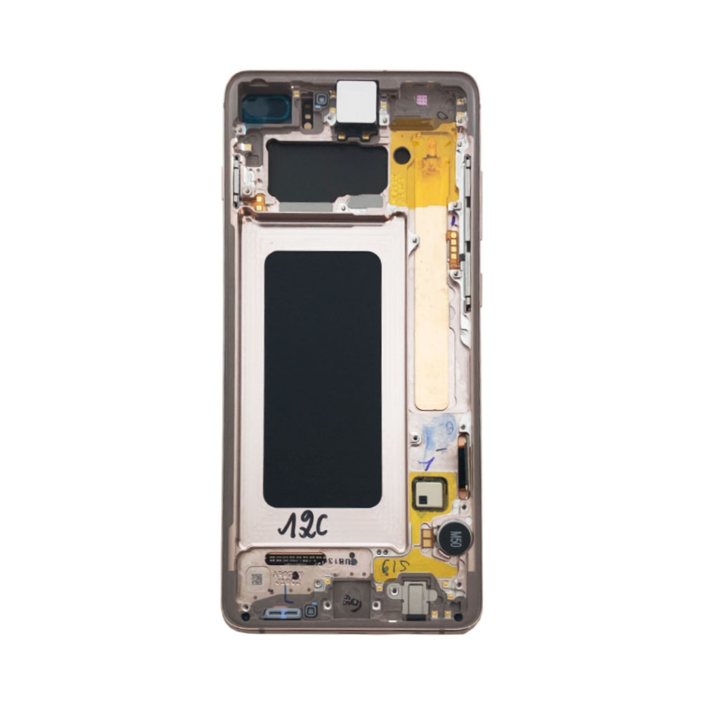 Samsung G975F Galaxy S10 Plus LCD Display + Touchscreen + Frame GH82-18849J/GH82-18834J Ceramic White