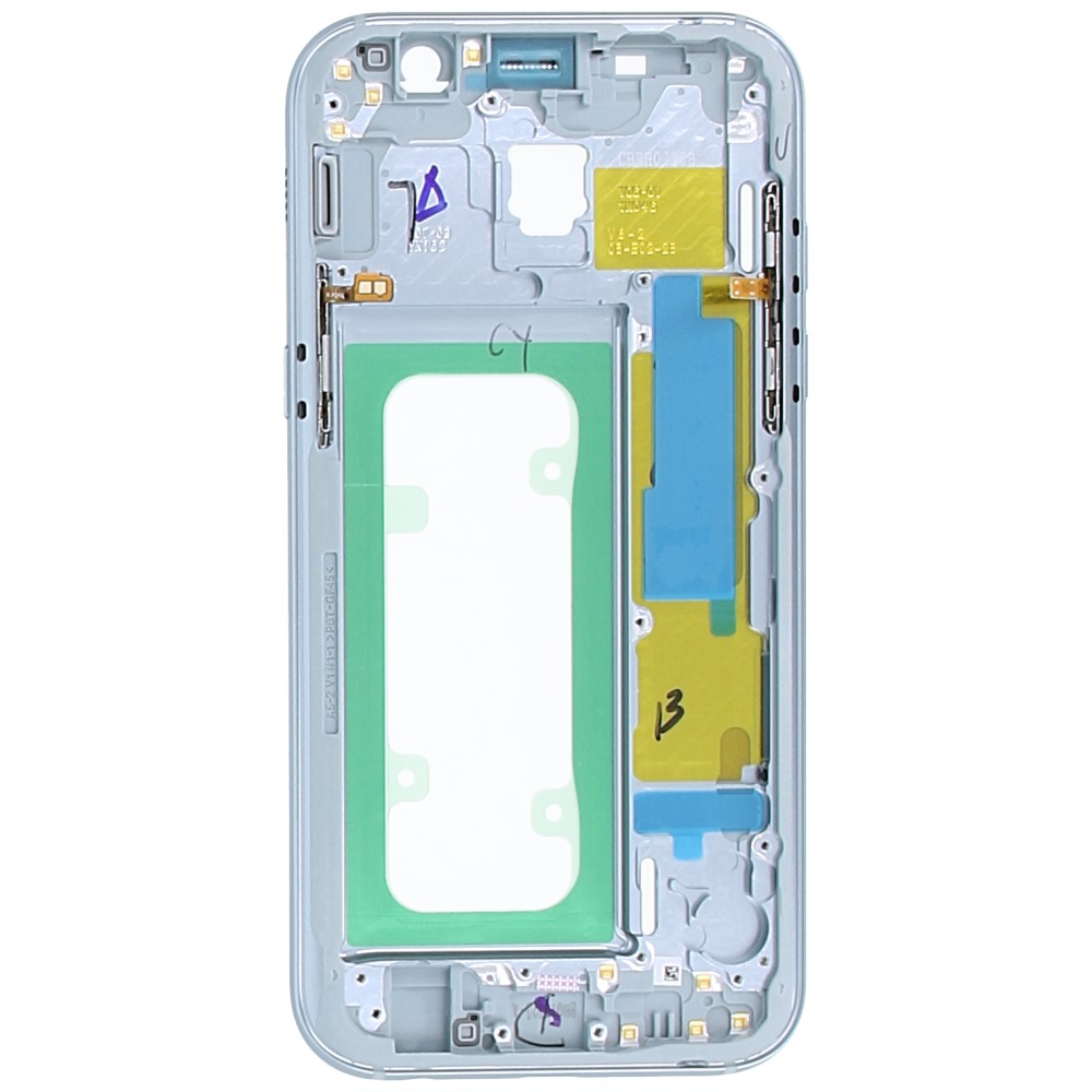 Samsung SM-A520F Galaxy A5 2017 Midframe With Power and Volume Flex GH96-10623C Blue