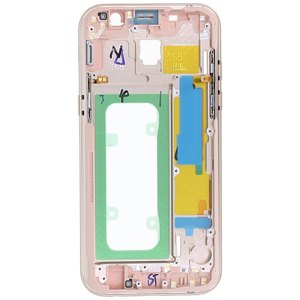Samsung SM-A520F Galaxy A5 2017 Midframe With Power and Volume Flex GH96-10623D Pink