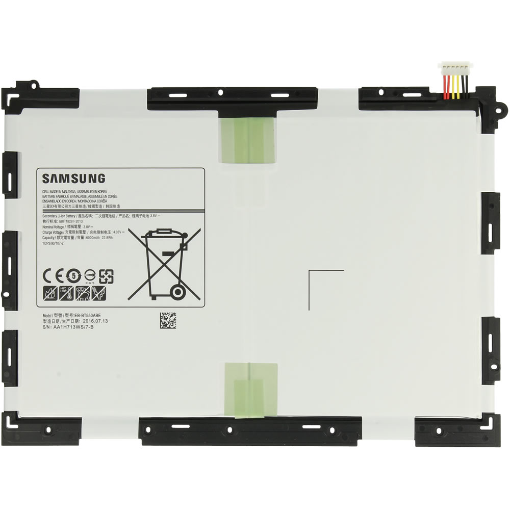 Samsung SM-T550 Galaxy Tab A 9.7/T555 Galaxy Tab A 9.7/SM-P550 Galaxy Tab A 9.7 Battery - EB-BT550ABE 6000 mAh
