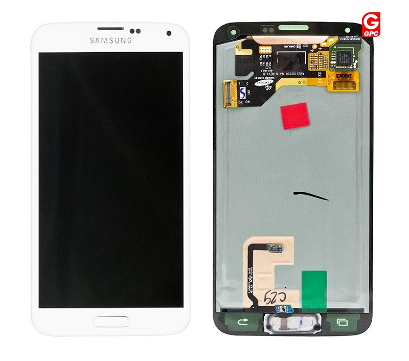 Samsung G900F Galaxy S5 LCD Display + Touchscreen GH97-15959A White