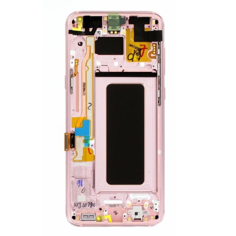 Samsung G955F Galaxy S8 Plus LCD Display + Touchscreen + Frame - GH97-20470E/GH97-20564E - Pink