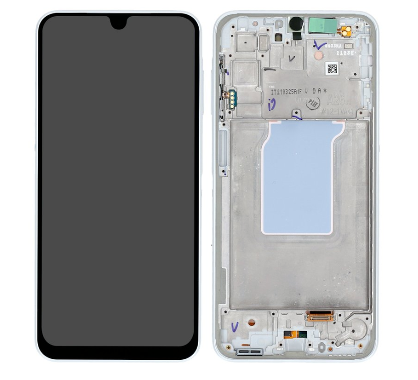 Samsung SM-A266B Galaxy A26 LCD Display + Touchscreen + Frame - GH82-37049B - White