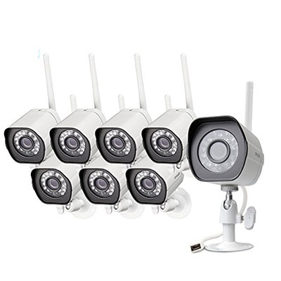 Smart Security HD IP Camera 8-Pack White