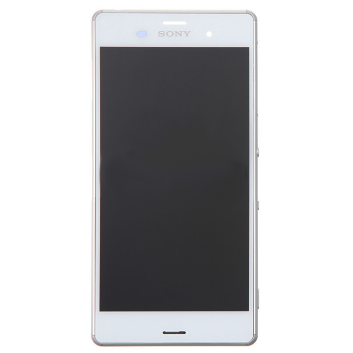Sony Xperia Z3 (D6603) LCD Display + Touchscreen + Frame - (Pulled A) White