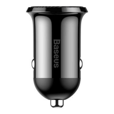 Baseus Car Charger Grain Pro Dual USB 4.8A Black (CCALLP-01)