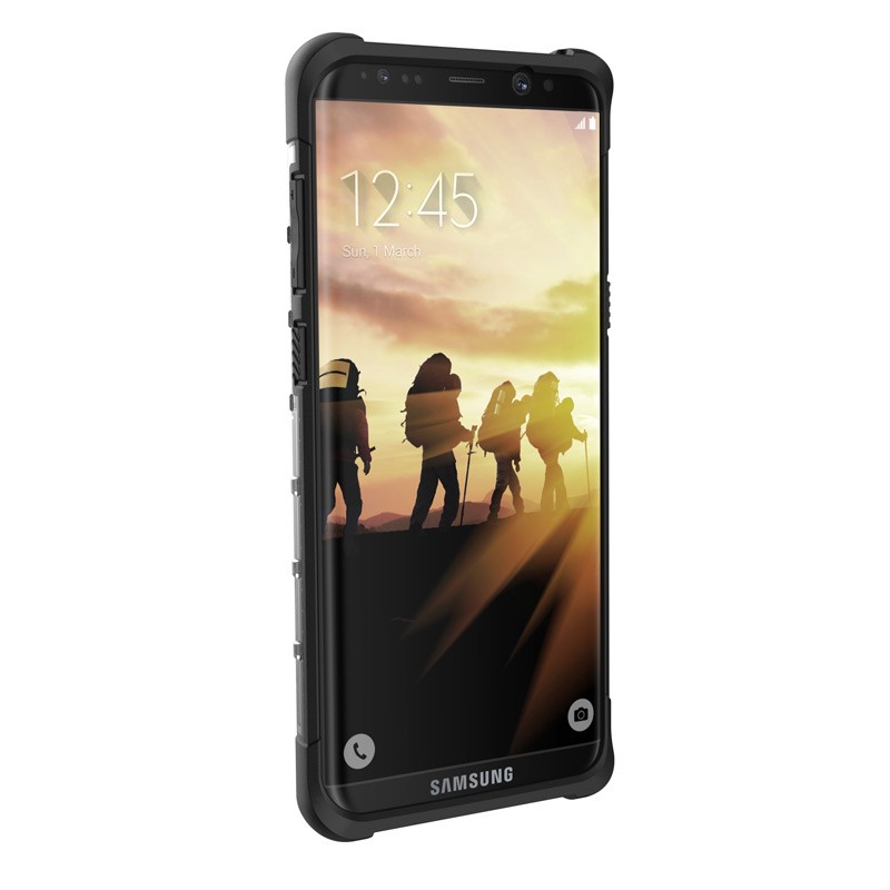 UAG Samsung G955F Galaxy S8 Plus Hard Case 0854332007042 Plasma Ash Black