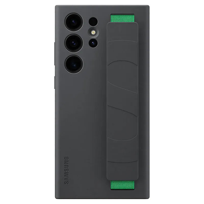Samsung SM-S918B Galaxy S23 Ultra Silicone Grip Cover - EF-GS918TBEGWW - Black