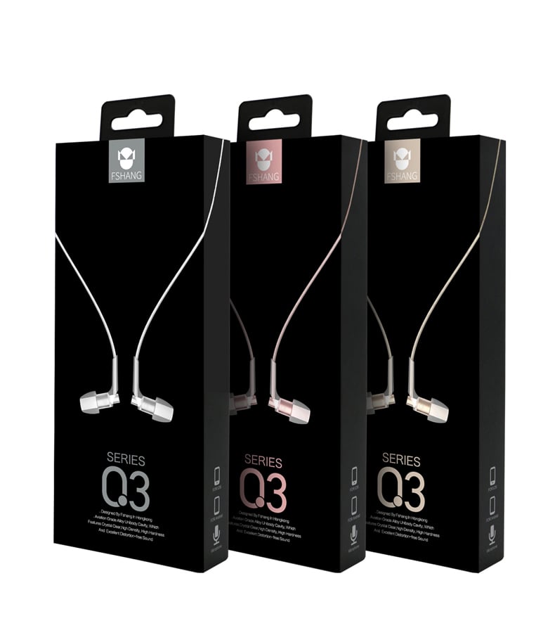 Fshang Smartphones Headset - Q3 Series - Silver