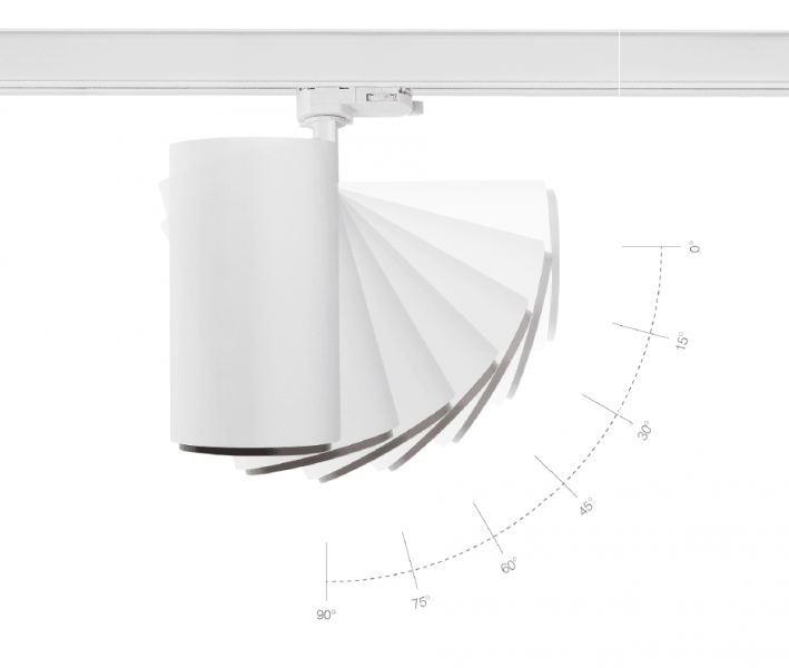 Universal  LED Tracklight - 30W - White