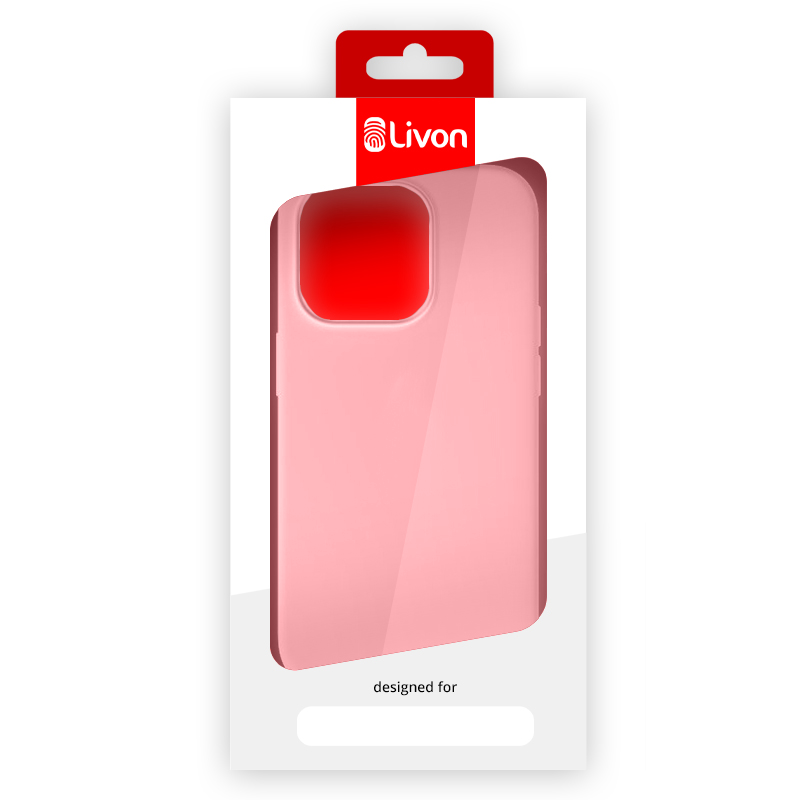 Livon iPhone 12/iPhone 12 Pro SoftSkin - Pink