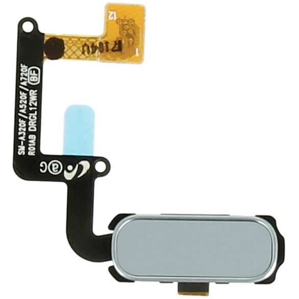 Samsung SM-A320F Galaxy A3 2017/SM-A520F Galaxy A5 2017/SM-A720F Galaxy A7 2017 Home button Flex Cable + Button GH96-10773C Blue