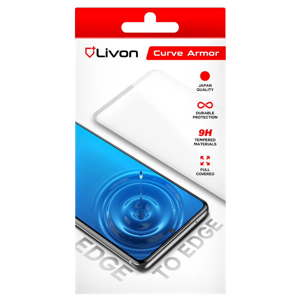 Livon Samsung G975F Galaxy S10 Plus Tempered Glass - Full Glue