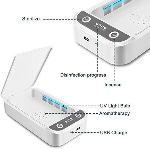 Portable UV Light Sterilizer Box for Cleaning Smartphones