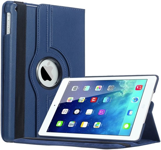 Apple iPad Mini 4 - Book Case - 360 Degrees - Dark Blue