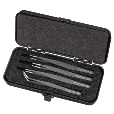 Wiha ZP 99 0 14 SMD Tweezer Set Professional ESD - 4 pcs- 32349
