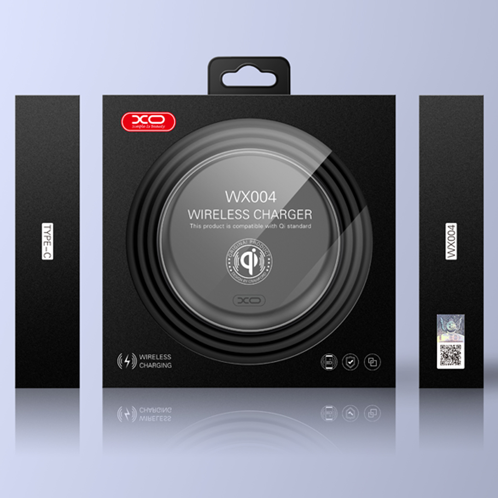 XO Wireless Charging Disk - WX004 - Silver