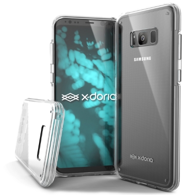 X-doria Samsung G955F Galaxy S8 Plus Hard Case ClearVue - 3X3R2805A | 6950941456753 Transparant Black