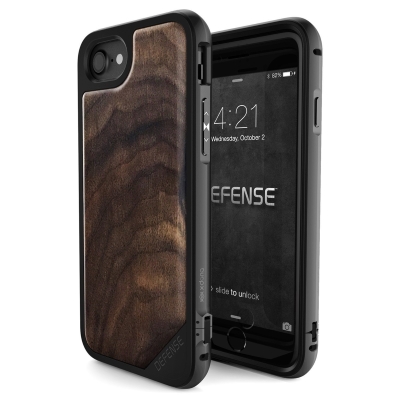 X-doria Apple iPhone 7/iPhone 8 Hard Case Defence Lux - 3X170108A | 6950941455640 Walnut