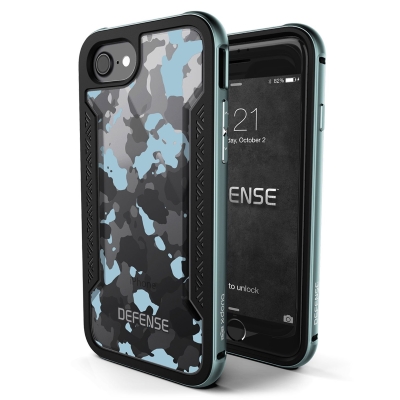 X-doria Apple iPhone 7/iPhone 8 Hard Case Defence Shield - 3X170246A | 6950941455657 Blue Urban Camo