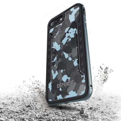 X-doria Apple iPhone 7 Plus/iPhone 8 Plus Hard Case Defence Shield - 3X180246A | 6950941456067 Blue Urban Camo