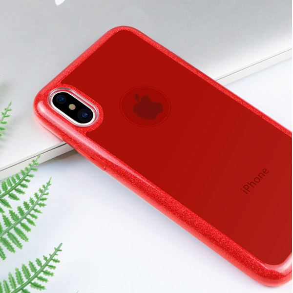Fshang iPhone X/iPhone XS TPU Case  - Phantom Series - Red