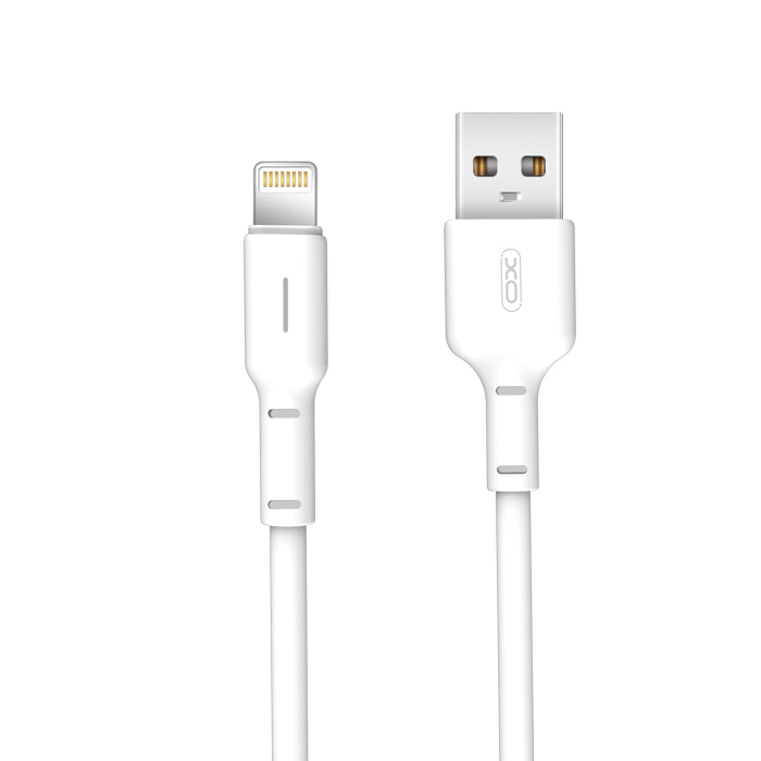 XO Fast Charging 3A LED Lightning USB Cable - 100cm