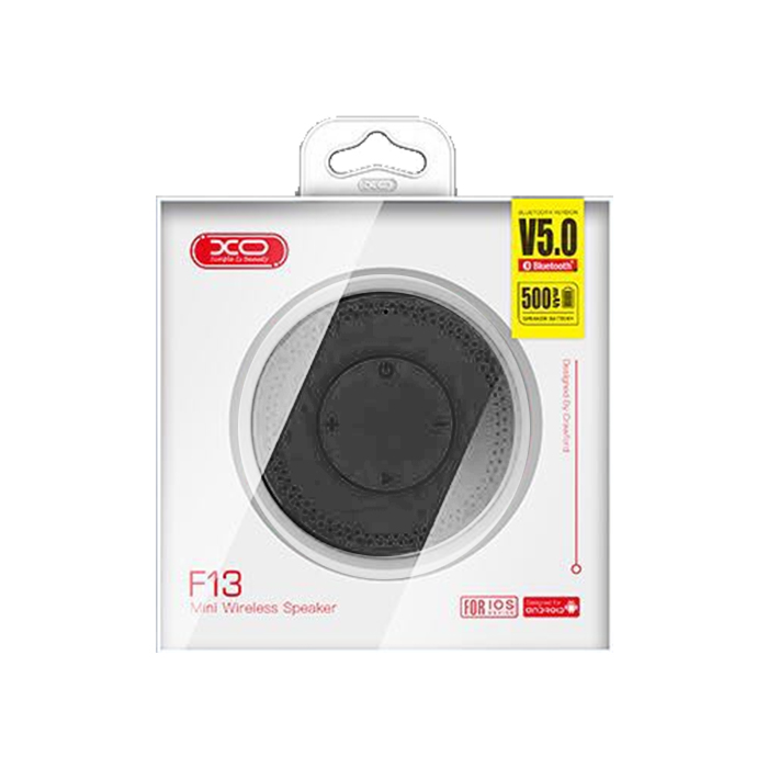 XO Mini Wireless Bluetooth Speaker - F13 - Black