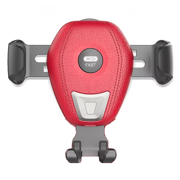 XO Wireless Fast in-Car Charger - WX009 - Red Leather