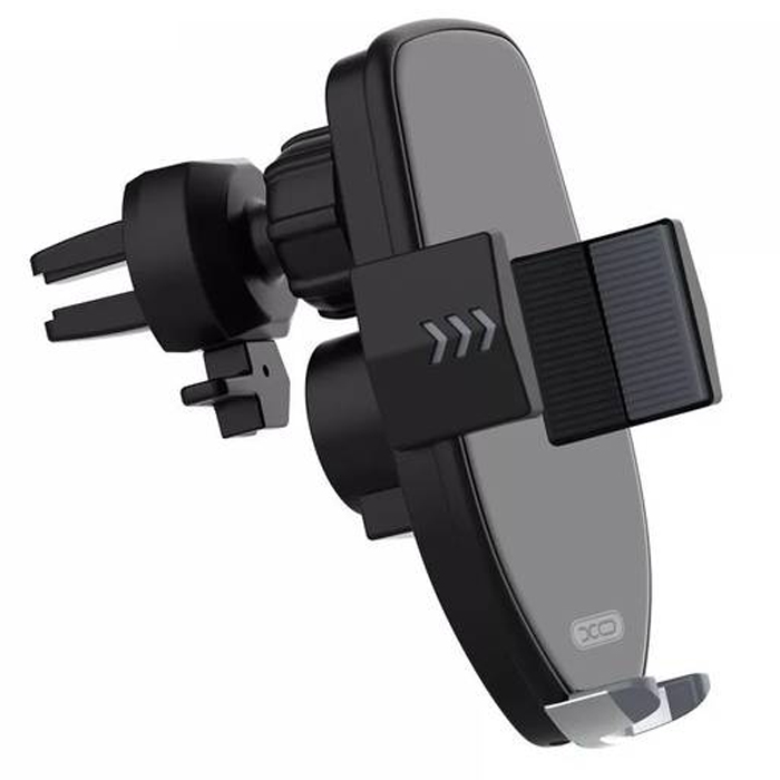 XO Wireless Fast Car Charging Built-in Automatic Sensor Clamping Phone Mount - WX011 - Black