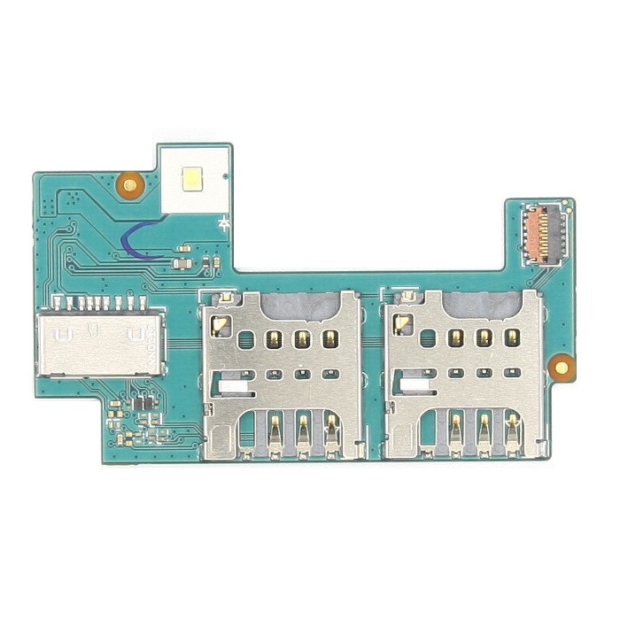 Sony Xperia C (C2305) Simcard reader Flex Cable Incl. Memorycard reader A/8CS-58600-0002 