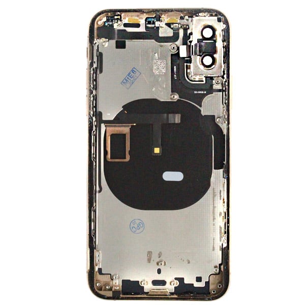 Apple iPhone XS Backcover With Small Parts (Pulled) - Gold