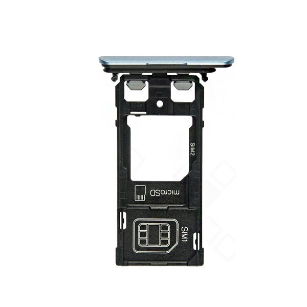 Sony Xperia XZs (G8231) Simcard holder + Memorycard Holder - 1307-4390 Blue