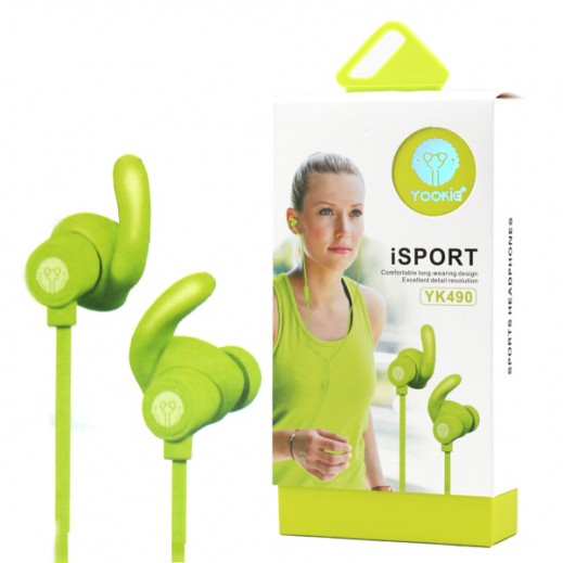Yookie Headphones YK-490 Green