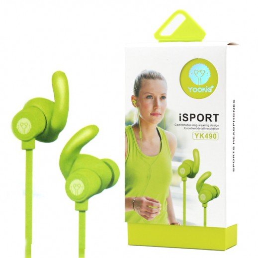 Yookie Headphones YK-490 Green