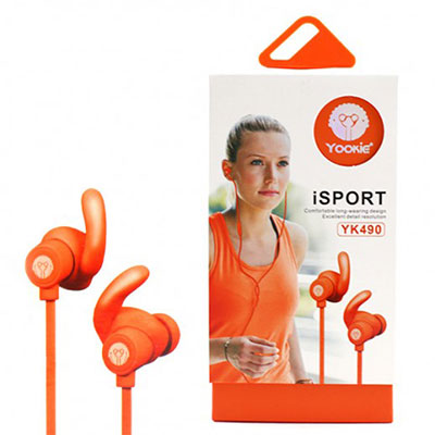 Yookie Headphones YK-490 Orange