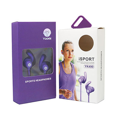 Yookie Headphones YK-490 Purple