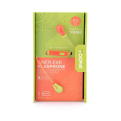 Yookie Headphones YK-260 Green