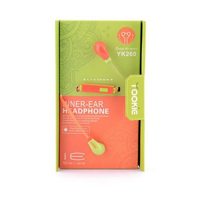 Yookie Headphones YK-260 Green