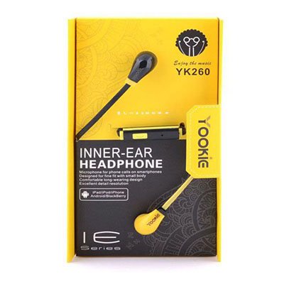 Yookie Headphones YK-260 Yellow