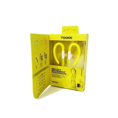 Yookie Headphones YK-220 Yellow