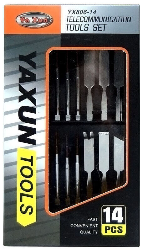 Smartphone Repair Tools Set All in one 14pcs YX806-14 Yaxun