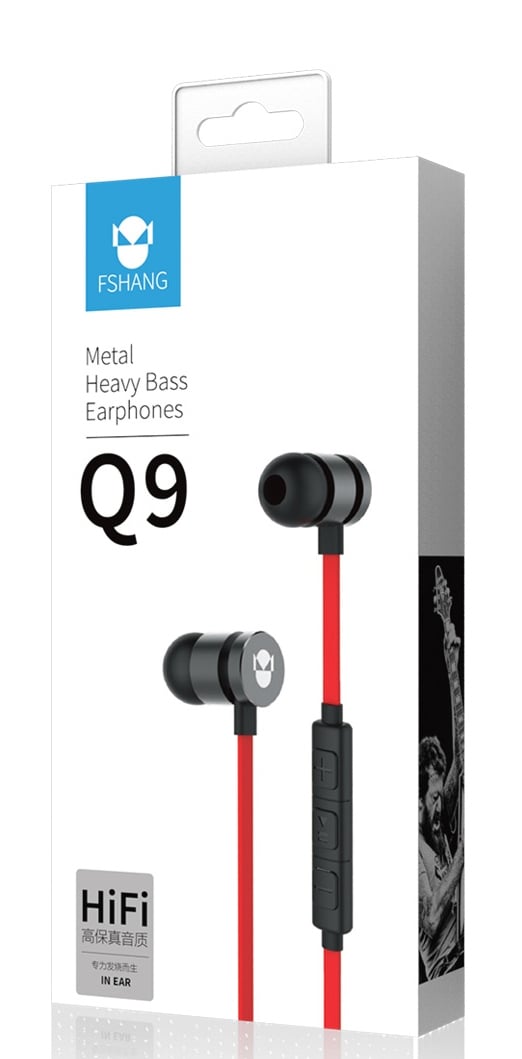 Fshang Smartphones Headset - Q9 Series - Black