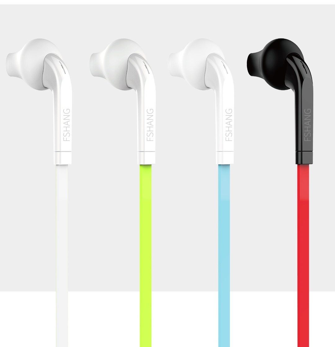 Fshang Smartphones Headset - A1 Series - White + Green
