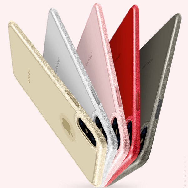 Fshang iPhone X/iPhone XS TPU Case  - Phantom Series - Red