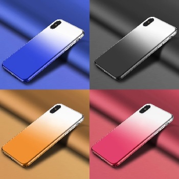 Fshang iPhone 7 Plus/iPhone 8 Plus TPU Case - Q Color Gradient - Black